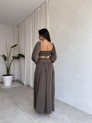 JOYCE Takım 9503 - Kahverengi - 3