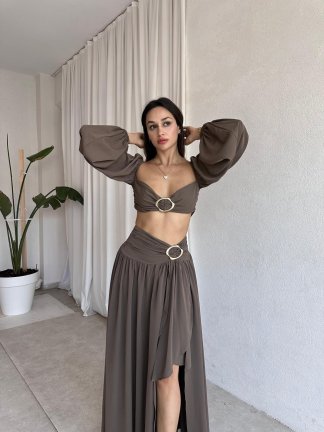 JOYCE Takım 9503 - Kahverengi - 1