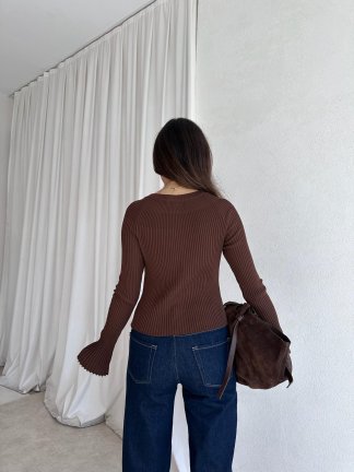 JUDGE Hırka 8341 - Acı Kahve - 4