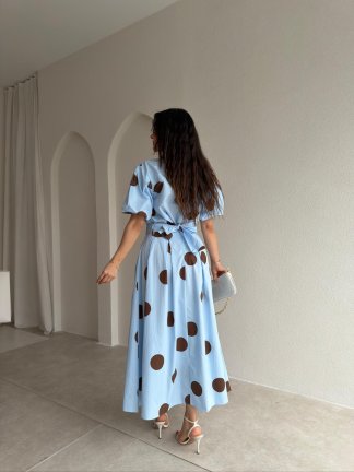 JUDY Puantiyeli Takım 9061 - Mavi - 3