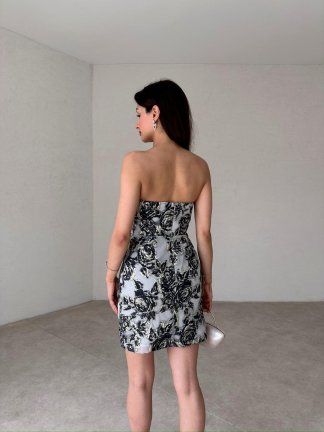 JUSTAS Mini Elbise 3915 - Buz Mavi - 3