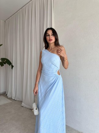 KAHLO Elbise 8120 - Mavi - 2