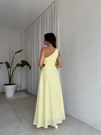 KAHLO Elbise 8120 - Sarı - 3