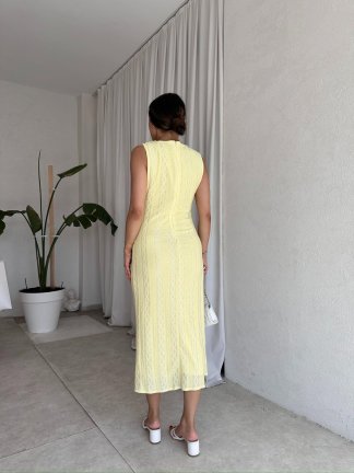 KAİRA Elbise 8020 - SARI - 3
