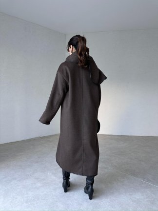 Kaşmir Kumaş IRENE Kaban 9022 - Acı Kahve - 4