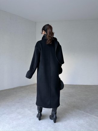 Kaşmir Kumaş IRENE Kaban 9022 - Siyah - 4