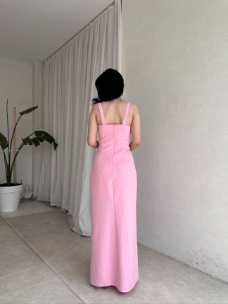 KATY Maxi Elbise 6973 - Pembe - 3