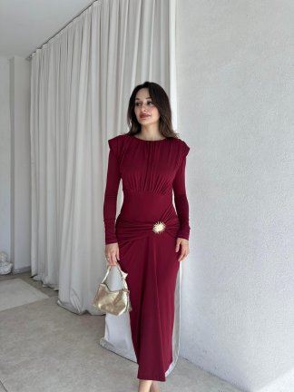 KEİ Elbise 8485 - Bordo 