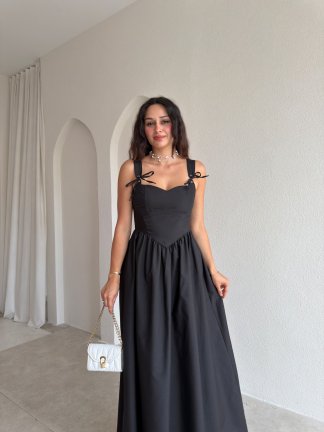 KEİTH Midi Elbise 9652 - Siyah - 2