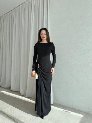 KELLY Elbise 8691 - Siyah 