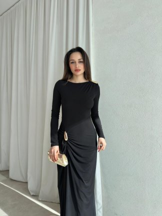 KELLY Elbise 8691 - Siyah - 2