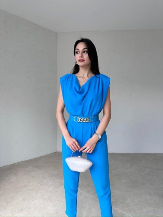 Kemerli Fedella Tulum - Mavi 