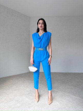 Kemerli Fedella Tulum - Mavi - 2