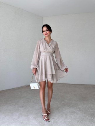 KİTTY Mini Elbise 2442 - Bej - 2