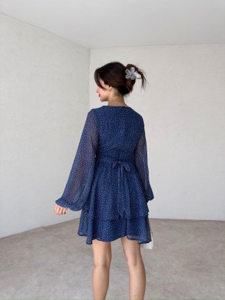 KİTTY Mini Elbise 2442 - Lacivert - 3