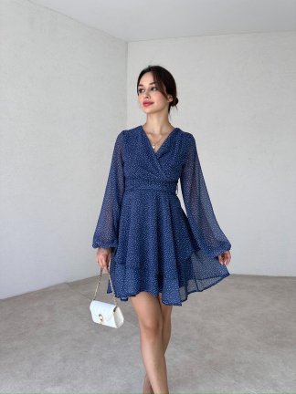 KİTTY Mini Elbise 2442 - Lacivert - 1