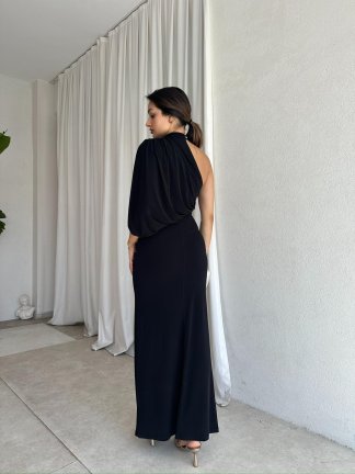  KLAUS Maxi Elbise 8267 - Siyah - 4