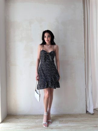 KONT Mini Elbise 3473 - Siyah - 2