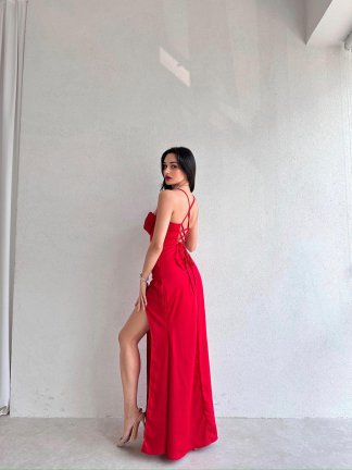 LEVİTAS Elbise 1231 - Kırmızı - 3