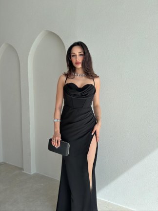 LEVİTAS Elbise 1231 - Siyah 