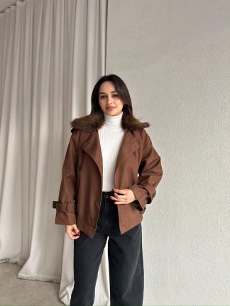 KYRİS Ceket 8438 - Kahverengi - 2