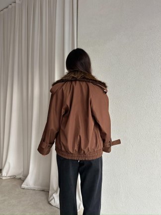 KYRİS Ceket 8438 - Kahverengi - 4