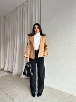 KYRİS Ceket 8438 - Taba - 3