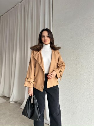 KYRİS Ceket 8438 - Taba - 2