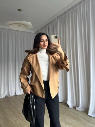 KYRİS Ceket 8438 - Taba 