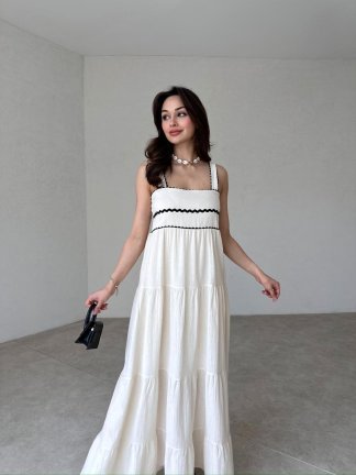 LARSSON Maxi Elbise 4389 - 1