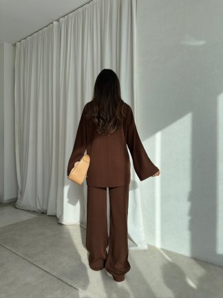 LAWYER Triko Takım 9878 - Acı Kahve - 4