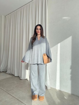 LAWYER Triko Takım 9878 - Gri - 3