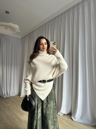 LEAH Kazak 3026 - Krem Rengi 