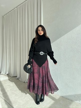 LEAH Kazak 3026 - Siyah - 3