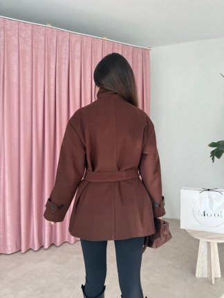 LEGEND Kısa Kaşe Kaban 8752 - Acı Kahve - 5