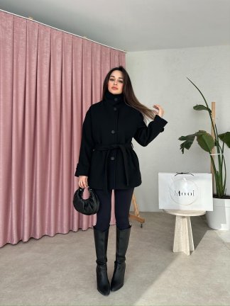 LEGEND Kısa Kaşe Kaban 8752 - Siyah - 4