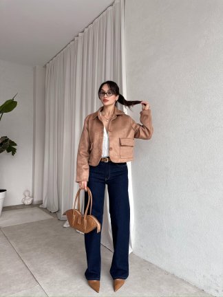 LEXİE Ceket 8399 - Kahverengi - 2