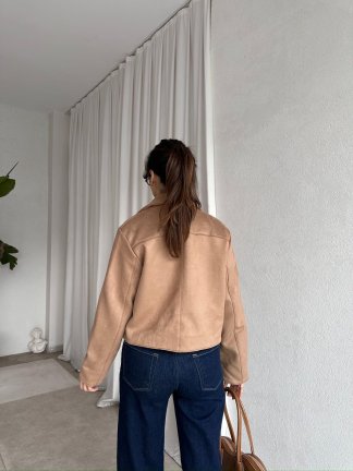 LEXİE Ceket 8399 - Kahverengi - 5