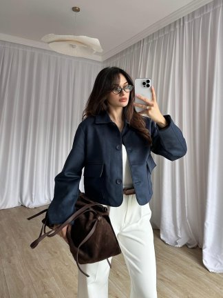 LEXİE Ceket 8399 - Lacivert - 2