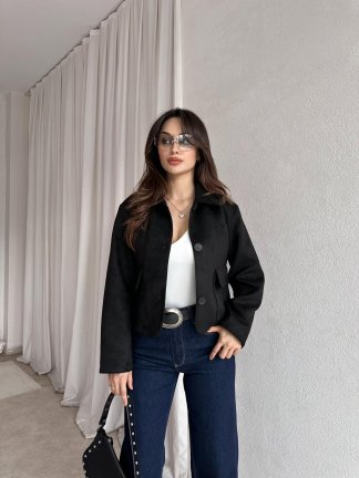 LEXİE Ceket 8399 - Siyah 