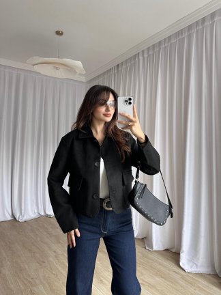 LEXİE Ceket 8399 - Siyah - 2