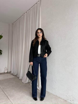 LEXİE Ceket 8399 - Siyah - 3
