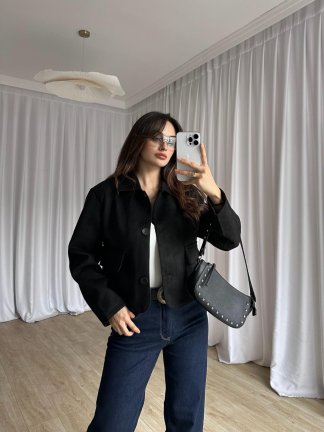 LEXİE Ceket 8399 - Siyah - 4