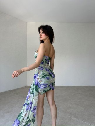 LİONEL Mini Elbise 6444 - Mor - 3