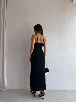 LONGAN Maxi Elbise 8194 - 3
