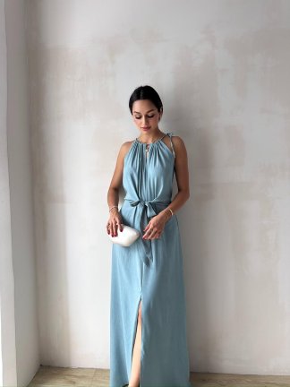 LOPEZ Maxi Elbise 8219 - Yeşil - 2