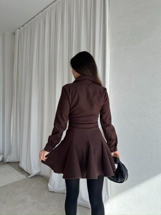 LOVENT Elbise 9935 - Acı Kahve - 4