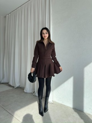 LOVENT Elbise 9935 - Acı Kahve - 2