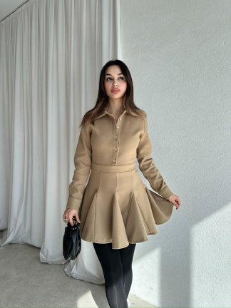 LOVENT Elbise 9935 - Camel 