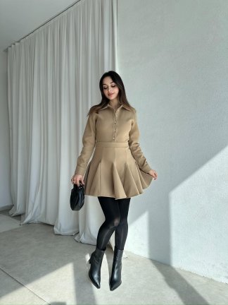 LOVENT Elbise 9935 - Camel - 2